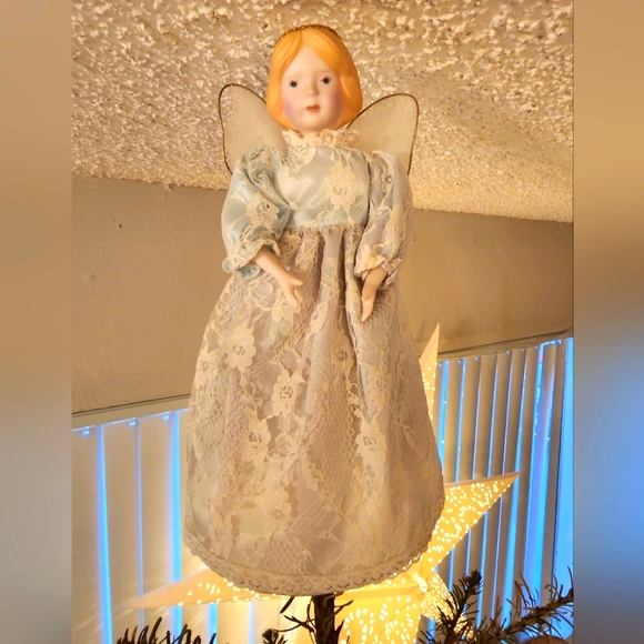 Blue Angel Tree Topper - Picture 1 of 3